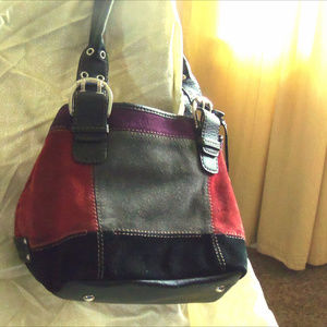 Tiganello Suede Medium Handbag